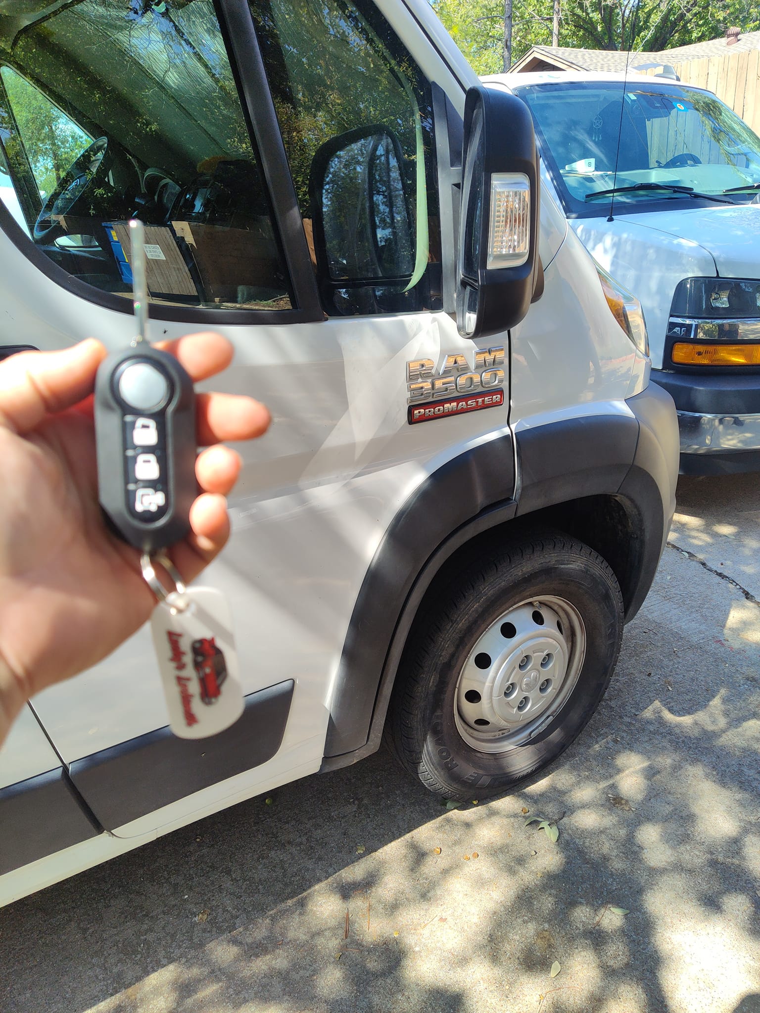 work van key fob